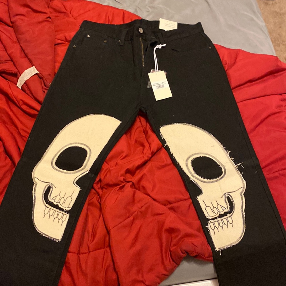 mnml stacked jeans